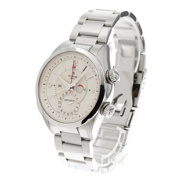 TUDOR Heritage Advisor 79620T Power reserve Silver Dial Automatic Men's_845 - Picture 3 of 7